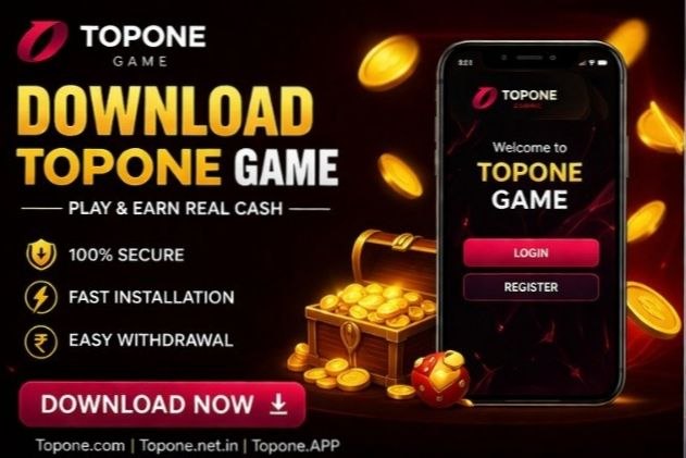 Topone Game APK download screen showing the latest Topone App interface, secure login, smooth gameplay, and fast Android installation experience.